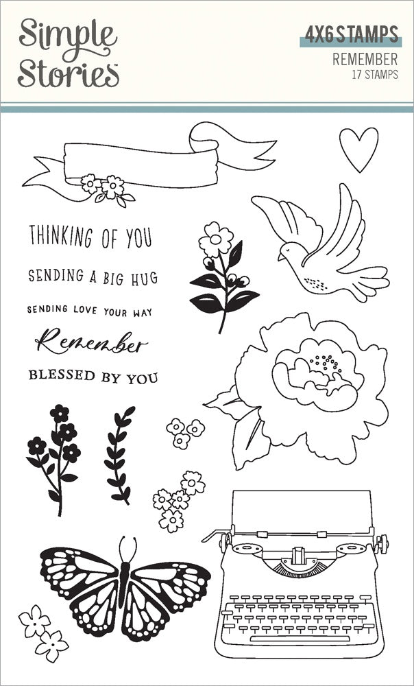 Simple Stories Remember Stamp Set